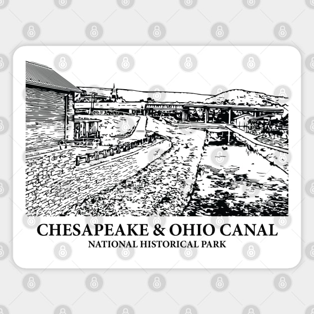 Chesapeake & Ohio Canal National Historical Park Magnet by Lakeric